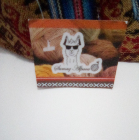 Peruvian Multicolor Striped Men's Hat - Picture 9 of 14